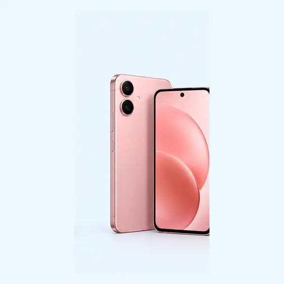 Téléphone compact rose