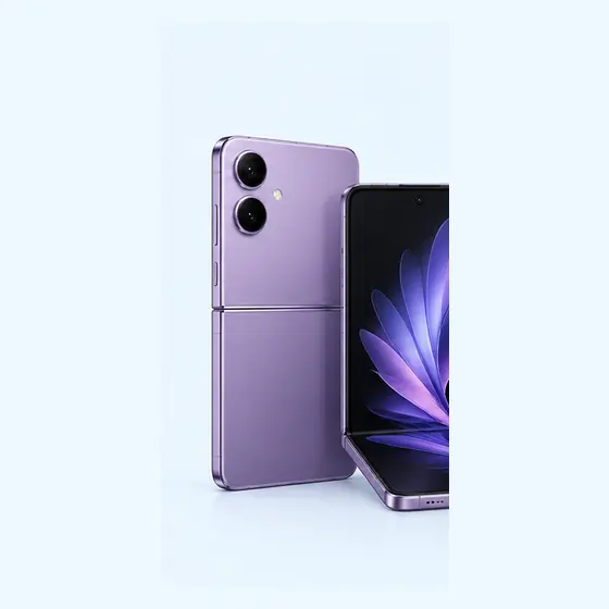 Téléphone pliable violet
